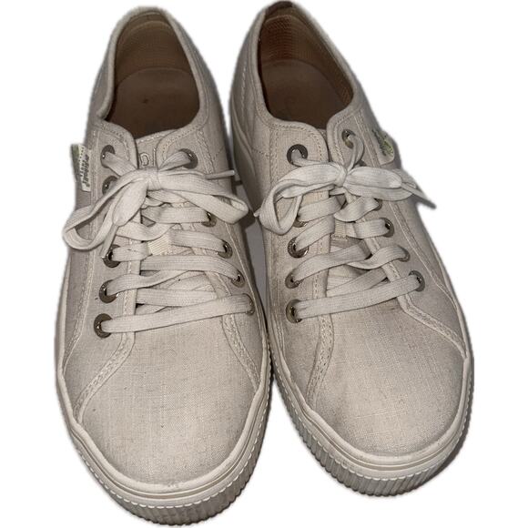 Dr. Scholl's Funday Women's White Lace-Up Platform Sneakers‎ Size 11M - Picture 1 of 7
